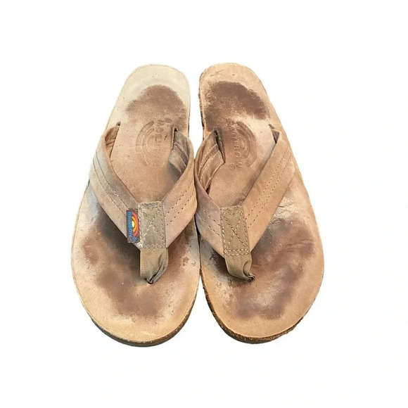 Rainbow Double Layer Arch Support Premier Leather with a 1" Strap - Picture 9 of 11
